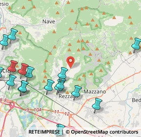 Mappa Via Guglielmo Marconi, 25082 Botticino BS, Italia (6.124)