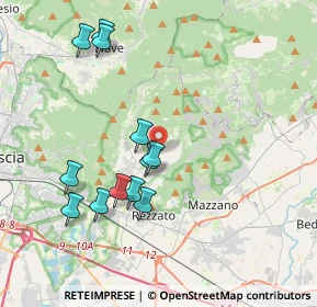 Mappa Via Guglielmo Marconi, 25082 Botticino BS, Italia (3.88167)