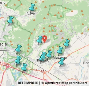 Mappa Via Guglielmo Marconi, 25082 Botticino BS, Italia (4.63538)