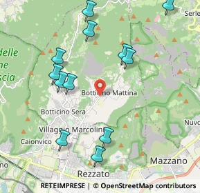 Mappa Via Guglielmo Marconi, 25082 Botticino BS, Italia (2.19583)