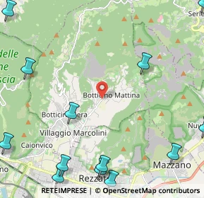 Mappa Via Guglielmo Marconi, 25082 Botticino BS, Italia (3.546)
