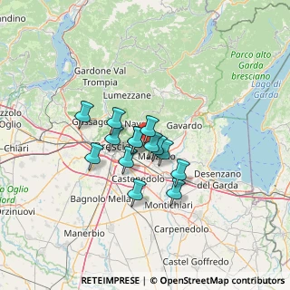 Mappa Via Guglielmo Marconi, 25082 Botticino BS, Italia (8.73714)