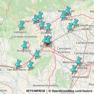 Mappa Via Ettore Gallo, 36100 Vicenza VI, Italia (17.44444)