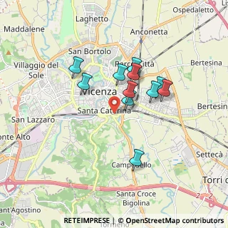 Mappa Via Ettore Gallo, 36100 Vicenza VI, Italia (1.4)