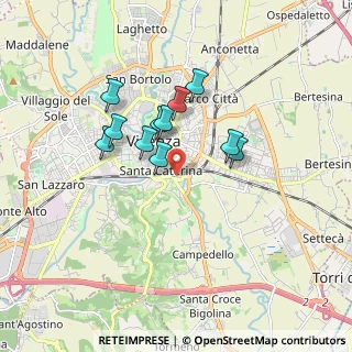 Mappa Via Ettore Gallo, 36100 Vicenza VI, Italia (1.36182)