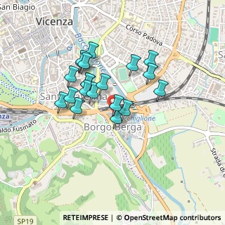 Mappa Via Ettore Gallo, 36100 Vicenza VI, Italia (0.359)