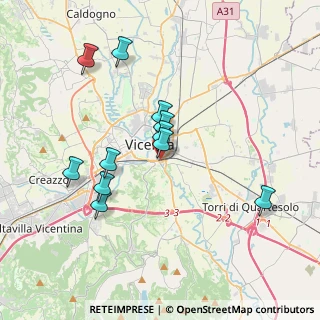 Mappa Via Ettore Gallo, 36100 Vicenza VI, Italia (3.43)