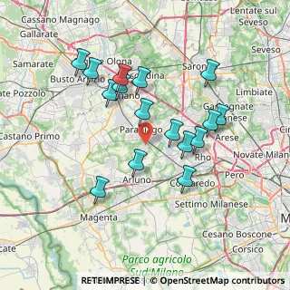 Mappa Via Gorizia, 20015 Parabiago MI, Italia (6.78063)