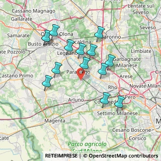 Mappa Via Gorizia, 20015 Parabiago MI, Italia (7.09643)