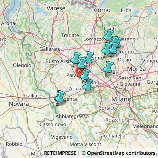 Mappa Via Gorizia, 20015 Parabiago MI, Italia (11.77231)