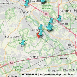 Mappa Via Gorizia, 20015 Parabiago MI, Italia (5.34556)