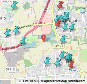 Mappa Via Cascina Torriana, 20063 Cernusco sul Naviglio MI, Italia (1.2715)