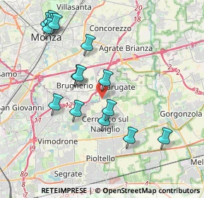 Mappa Via Cascina Torriana, 20063 Cernusco sul Naviglio MI, Italia (4.08933)