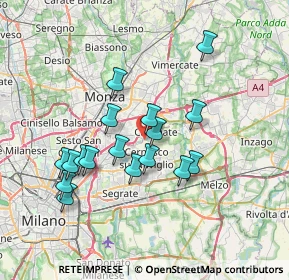 Mappa Via Cascina Torriana, 20063 Cernusco sul Naviglio MI, Italia (6.52059)