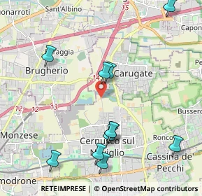 Mappa Via Cascina Torriana, 20063 Cernusco sul Naviglio MI, Italia (2.30818)