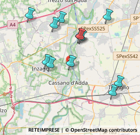 Mappa Via Sant'Antonio, 20062 Cassano d'Adda MI, Italia (3.95583)