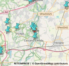 Mappa Via Sant'Antonio, 20062 Cassano d'Adda MI, Italia (5.8425)