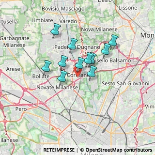 Mappa Piazza Sandro Pertini, 20032 Cormano MI, Italia (2.62455)