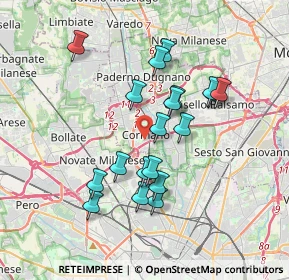Mappa Via Antonio Gramsci, 20100 Milano MI, Italia (3.21737)
