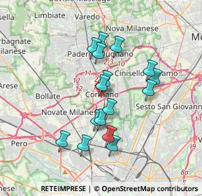 Mappa Via Antonio Gramsci, 20100 Milano MI, Italia (3.07375)