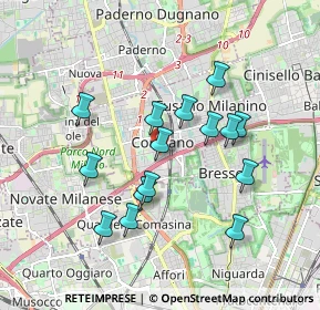 Mappa Via Antonio Gramsci, 20100 Milano MI, Italia (1.638)