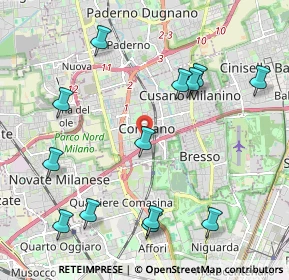 Mappa Via Antonio Gramsci, 20100 Milano MI, Italia (2.38154)