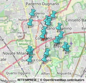 Mappa Via Antonio Gramsci, 20100 Milano MI, Italia (1.60895)