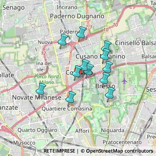 Mappa Piazza Sandro Pertini, 20032 Cormano MI, Italia (1.44417)