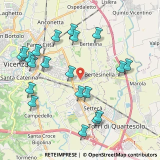 Mappa Via Generale Carlo Alberto dalla Chiesa, 36100 Vicenza VI, Italia (2.382)