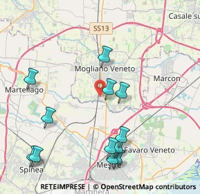 Mappa Via C. Poerio, 31021 Mogliano Veneto TV, Italia (4.63583)