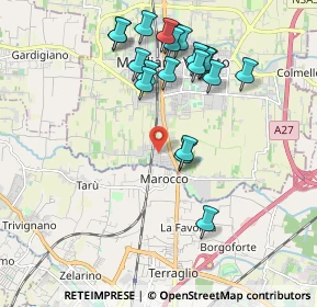 Mappa Via C. Poerio, 31021 Mogliano Veneto TV, Italia (1.989)
