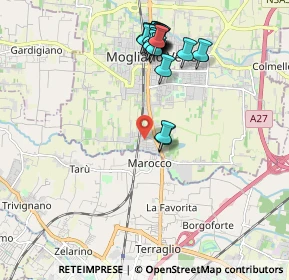Mappa Via C. Poerio, 31021 Mogliano Veneto TV, Italia (2.0345)