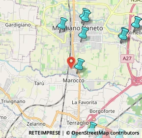 Mappa Via C. Poerio, 31021 Mogliano Veneto TV, Italia (3.19857)
