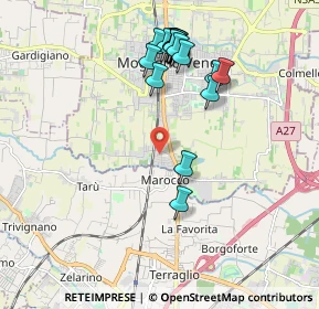 Mappa Via C. Poerio, 31021 Mogliano Veneto TV, Italia (1.985)