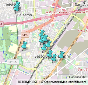 Mappa Carrefour Market Sesto Picardi Via F.LLI, 20099 Sesto San Giovanni MI, Italia (0.89333)