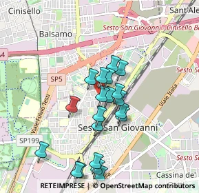 Mappa Carrefour Market Sesto Picardi Via F.LLI, 20099 Sesto San Giovanni MI, Italia (0.8175)