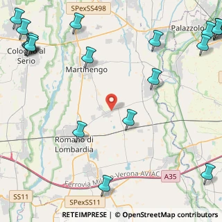 Mappa Via Federico II di Svevia, 24050 Cortenuova BG, Italia (7.206)