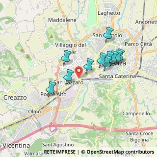 Mappa Via Lago Maggiore, 36100 Altavilla vicentina VI, Italia (1.56455)