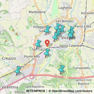 Mappa Via Lago Maggiore, 36100 Altavilla vicentina VI, Italia (1.785)