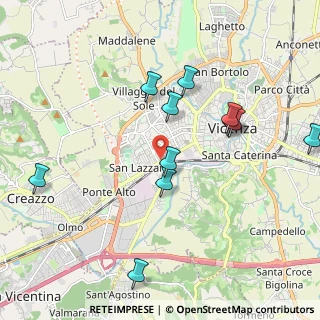 Mappa Via Lago Maggiore, 36100 Altavilla vicentina VI, Italia (2.06273)