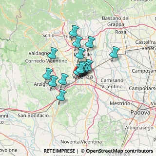 Mappa Via Lago Maggiore, 36100 Altavilla vicentina VI, Italia (8.57375)