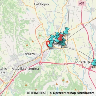Mappa Via Lago Maggiore, 36100 Altavilla vicentina VI, Italia (2.47091)