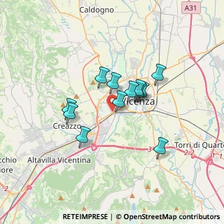 Mappa Via Lago Maggiore, 36100 Altavilla vicentina VI, Italia (2.56833)