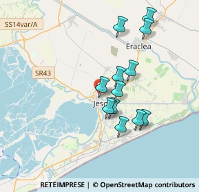 Mappa Via A. Garibaldi, 30016 Jesolo VE, Italia (3.12)