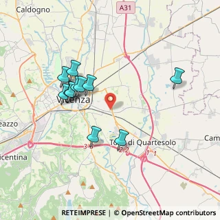 Mappa Via Giambattista Brocchi, 36100 Vicenza VI, Italia (3.48091)