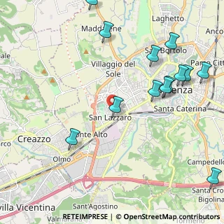 Mappa Via Antonio Vivaldi, 36100 Vicenza VI, Italia (2.61)