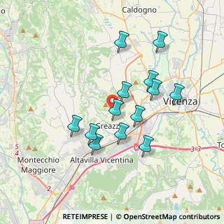 Mappa Via Valscura, 36051 Creazzo VI, Italia (3.22462)