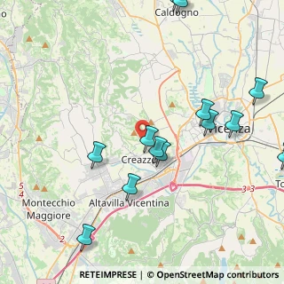 Mappa Via Valscura, 36051 Creazzo VI, Italia (4.85231)