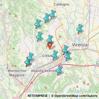 Mappa Via Valscura, 36051 Creazzo VI, Italia (3.83538)