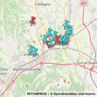 Mappa Via Giacomo Puccini, 36100 Vicenza VI, Italia (2.71467)